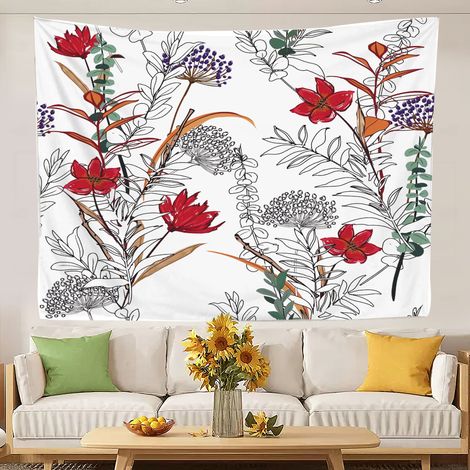 Tapisserie de luxe tendance pour la décoration murale de la chambre à coucher 180x150cm (1/5)