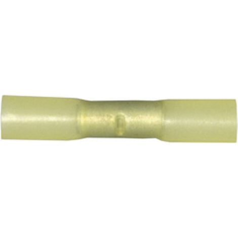 Vogt Verbindungstechnik 3737h Stoßverbinder mit Schrumpfschlauch 4 mm² 6 mm² Vollisoliert Gelb 1 St.