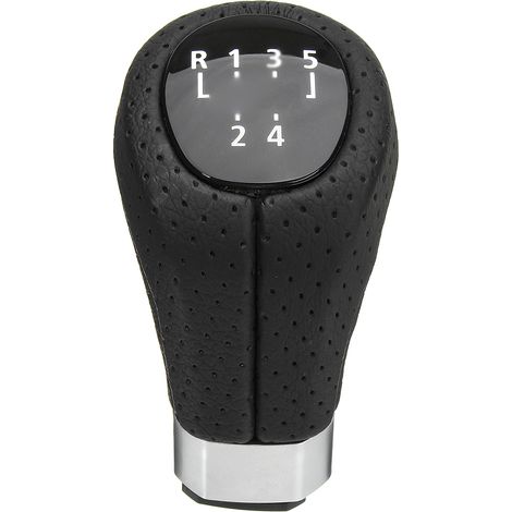 5 vitesses pommeau levier vitesse pour BMW Série 1 3 5 6 E60 E46 E87 E90 E92 (1/5)