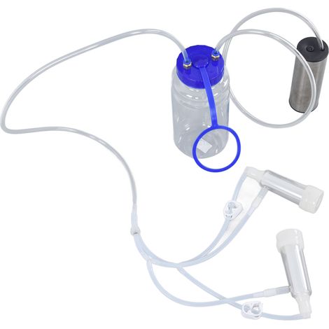Kit de machine à traire électrique portable mini pour chèvres, vaches et moutons (prise 100-240 VAU) (1/5)