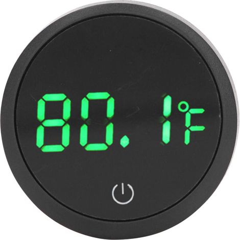 Thermomètre pour aquarium avec affichage LED numérique haute précision en degrés Fahrenheit, pour récipients en verre