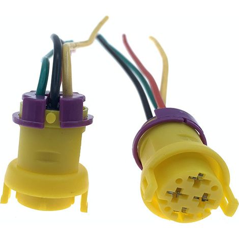 Compatible with Volkswagen Santana Superman headlight plug, electronic fan connector, fog light, and air conditioning connector. (1/4)