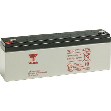 Yuasa batteria ermetica al piombo 12V 2,3Ah uso antifurto - NP2.3-12