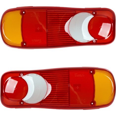 Opel Movano Kastenwagen Rückleuchtenabdeckung links + rechts 2-teiliges Set (1/2)