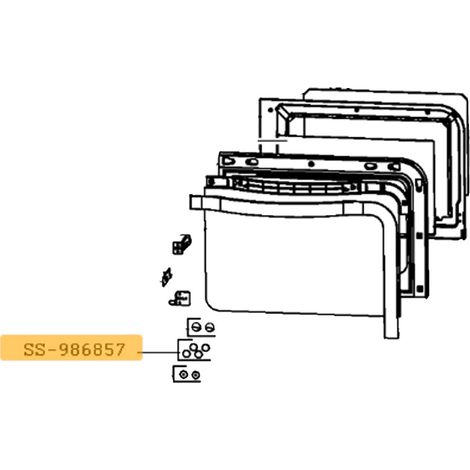 Ersatzteil - 4 Silikonringe -  - SEB, MOULINEX