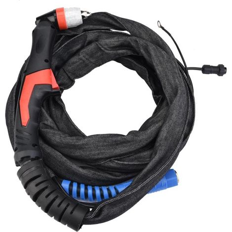 Tête de torche de coupe anti-brûlure bicolore P80 Ensemble de coupe P80 Torche de coupe P80 Torche de coupe plasma P80 (4 mètres).
