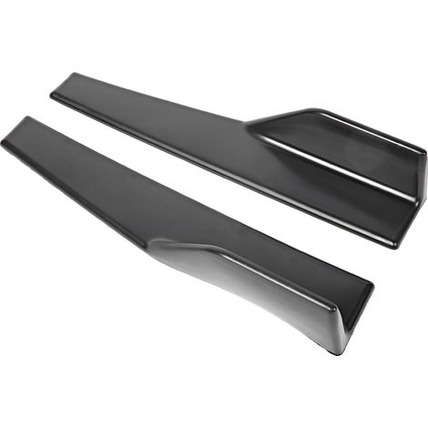 2 Stück universelle Seitenschweller-Splitter-Winglets mit Diffusor in Carbonfaser-Optik (1/5)