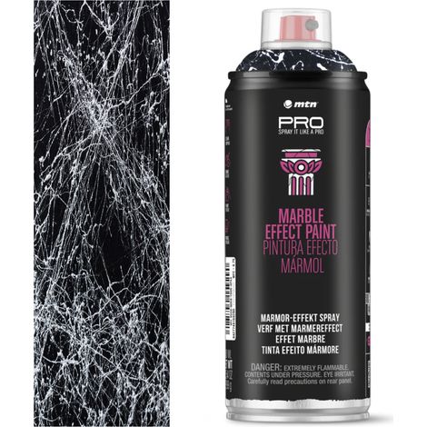 Marmor-Effekt Weiß Spray 400ml Dekorativer Lack Marmor-Effekt mtn Pro (1/5)