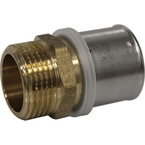 Raccord multicouche à sertir droit mâle (26/34) 1" - Ø32x3,0 - MULTIPEX (1/3)