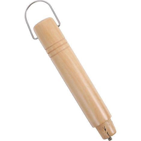 Poignée de rechange en bois pour casserole, compatible avec les casseroles de cuisine, couleur jaune, longue durée de vie, 1 pièce (1/5)