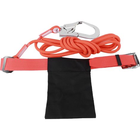 Ceinture de sécurité simple taille pour escalade et camping en extérieur, grand crochet, garantie haute altitude (1/5)