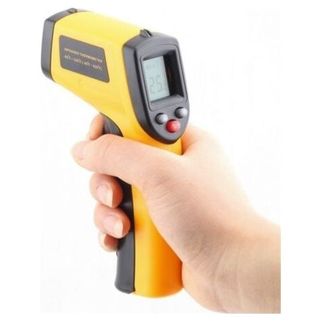 Termometro digitale a infrarossi GS con schermo LCD - Laser - 50-380 °C - Senza contatto (1/5)