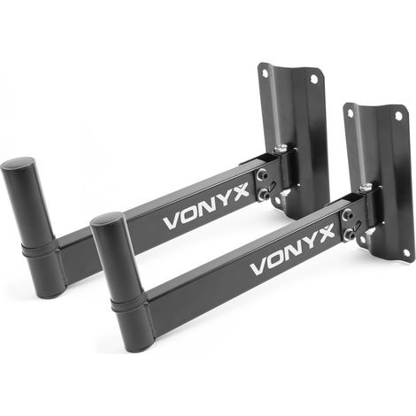 Coppia di staffe per diffusori a parete Vonyx Wms02 180.184