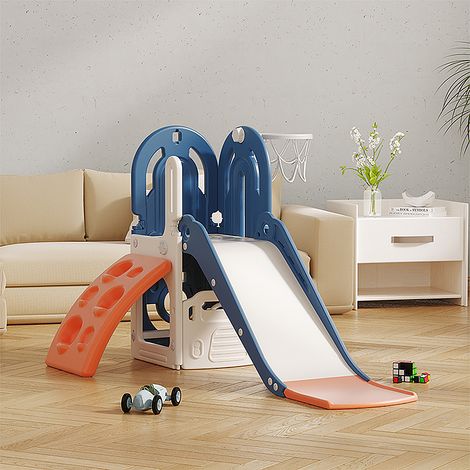 Toddler Slide, Climber and Basketball Hoop Playset (1/2)