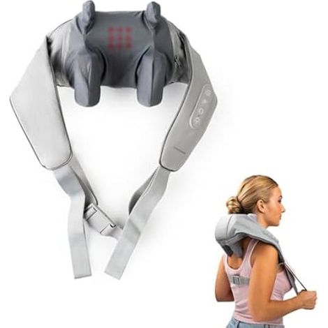 Masajeador de Cuello y Espalda 6D Recargable Silax InnovaGoods