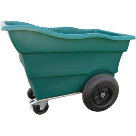 Chariot à aliments vert 350 L EMP ROTOMOULAGE (1/3)