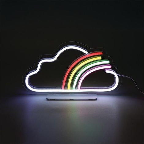 Lampada da parete/neon a LED a forma di nuvola Seynave con porta USB e interruttore SEYNAVE (1/5)