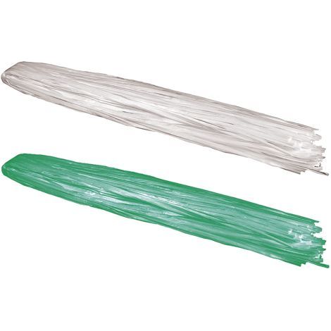 RAFIA SINTETICA A MAZZETTI gr. 200 circa - colore avorio 15 KG