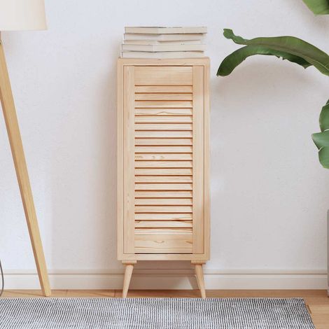 Anta con Design a Lamelle 69x29,5 cm in Legno di Pino vidaXL