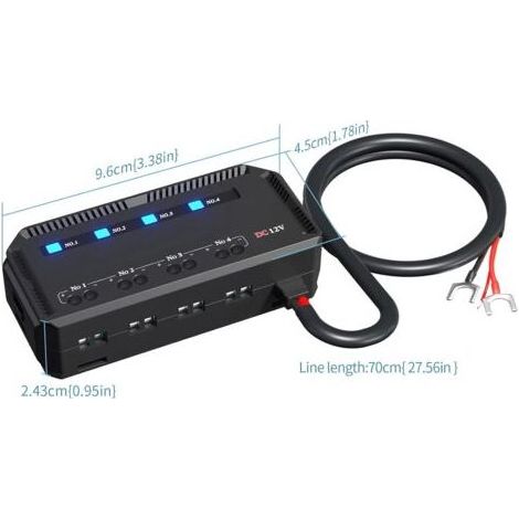 Blocs Fusible Lame ATC/ATO avec Relais, Porte Fusible Voiture 12v, 4 Voies Boîte à Fusibles, Boîte à Fusibles 12v, Porte-Fusible Indicateur LED pour Bateau, Fourgonnette et Voiture (1/5)