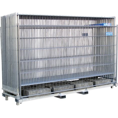 Schake Kombipalette 1,14x3,53m für 309 Bauzäune