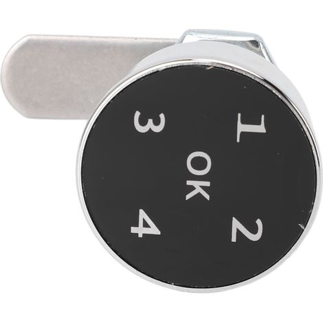 Serrure à code électronique en aluminium avec clavier tactile intelligent, verrou numérique pour armoire, boîte à outils, boîte aux lettres, tiroir classeur, casier scolaire (1/5)