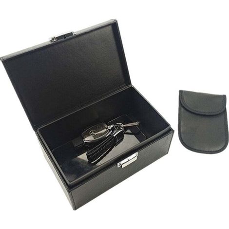 Extra large Faraday cage for car keys, anti-theft cage for car security, key storage box (19127cm) (1/4)