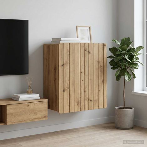 vidaXL Mobiletto a muro 59 x 31 x 64 cm Legno ingegnerizzato (1/5)