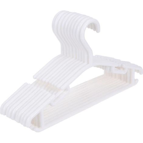 10 cintres en plastique (1/3)