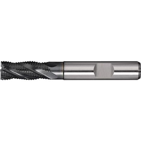 TECWERK Schaftfräser DIN 844 Typ HR D.12mm HSS-Co PM ALCRONA Weldon Z.4 kurz TECWERK (1/2)