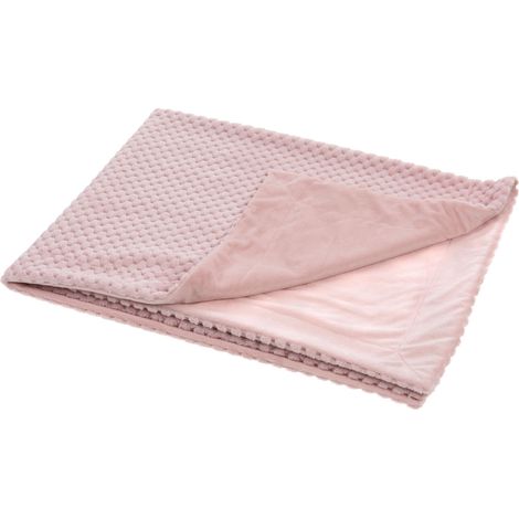 Amadeus - Plaid enfant rétro rose100x75 cm (1/2)