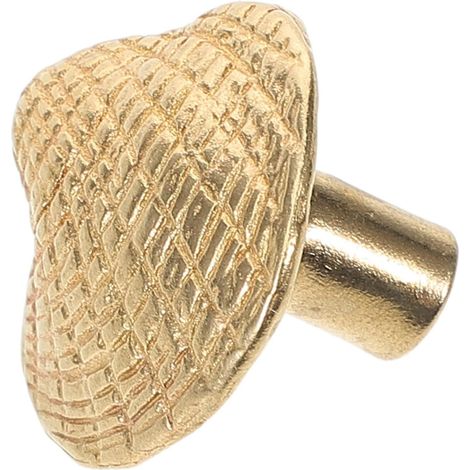 Decorative Durable Install Drawer Handle Brass Shell Easy Knob to