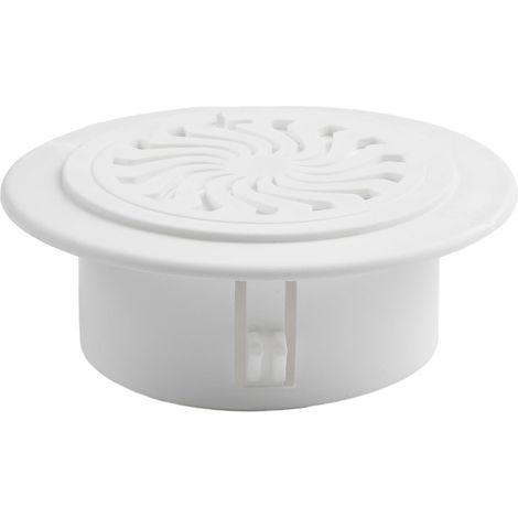 Round Louvered Air Vents - Plastic Ventilation Grille for Wall Decor Bathroom Shower Shed (70mm) (1/5)