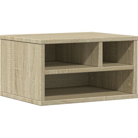 Maison Exclusive - Soporte impresora madera ingeniería roble Sono