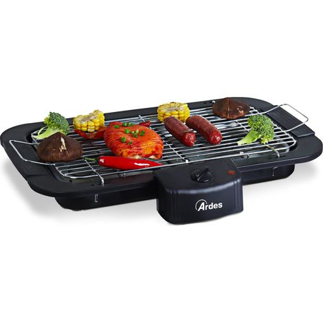 Barbecue Ardes AR1B01 Bistecchiera Elettrica 2200 W Nero Cromo (1/5)