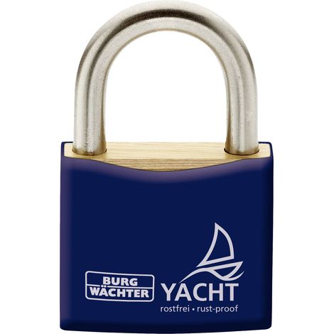 Burg Wächter 35461 Cadenas 30.00 mm fermeture différente bleu avec serrure à clé C308022