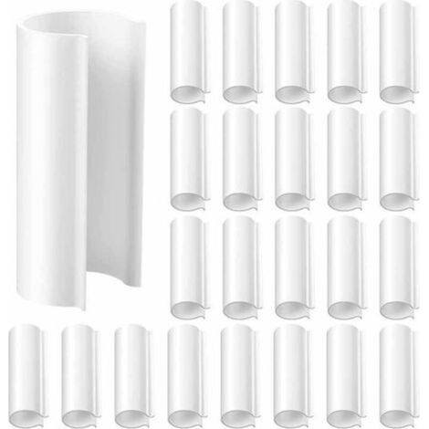 Barre de maintien coudée 135° Inox 304 époxy blanc 450 x 450 mm Charge maximale 200 kg 3 points de fixation invisibles - 45cm45cm (1/4)