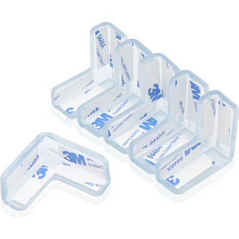 Ensemble de 12 protecteurs d'angle pour protéger la sécurité des enfants, protecteurs d'angle pour tables et meubles, protéger les bébés et les enfants des chocs, forme L, Ensoleillé (1/3)