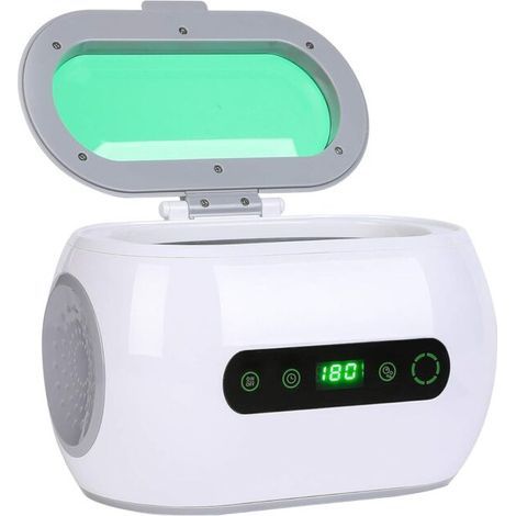 Nettoyeur à ultrasons 600 ml – Fréquence 42000 Hz – 5 cycles de nettoyage pré-programmés – Pour lunettes, bijoux, prothèses dentaires (1/5)