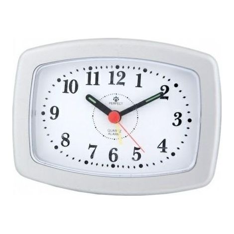 Quarz-Wecker RT302-silber perfekt