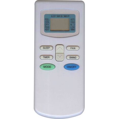 Telecomando universale per condizionatore d'aria, bianco, compatibile con i modelli GYKQ-03, QYKQ-03, KT-TL1, KFRD-71LW, GYKQ-63 (1/4)