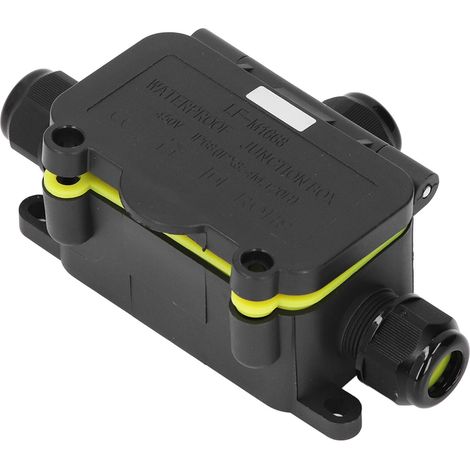 Boîtier de connexion étanche extérieur plastique 3 voies IP68 450V 40A LF-M1668 (1/5)