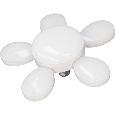 50-W-LED-Garagenstrahler, 6500 K weißes Licht, E27/E26-Sockel, 8000 lm, für Lagerhalle, Balkon oder Flur, 85–265 V (1/5)