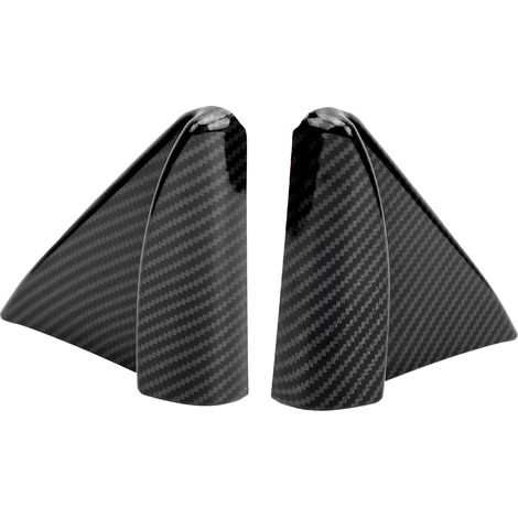 Montant de pare-brise triangulaire décoratif intérieur style carbone pour Nissan Navara/NP300/Frontier 2015-2019, garniture pilier A, kit 2 pièces (1/5)
