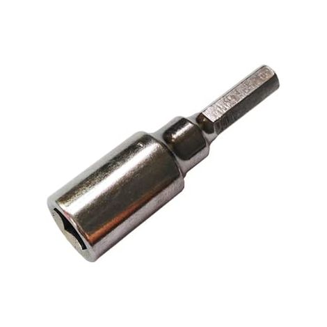 2 pcs/lot Petit Adaptateur d'embout à Tige hexagonale 4mm à 6.35mm 1/4 "Support d'adaptateur d'embouts de Tournevis - magnétique (1/2)
