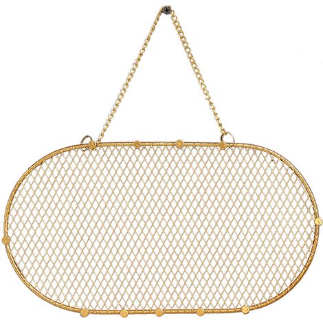 Earring Wall Holder Wall Mounted Earring Organizer Jewelry Display Rack for Necklace Bracelets Gold (1/5)