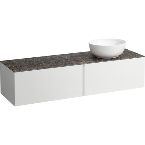LAUFEN Il Bagno Alessi cajonera, 1 agujero para grifo, encimera