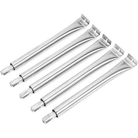 Lot de 5 brûleurs en acier inoxydable 40 cm avec brûleurs tubulaires avant vers l'arrière Tubes de rechange pour 490 590 320 340 (1/5)