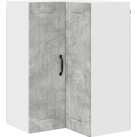 Meubles de Rangement,Armoire de cuisine Gris béton 57 x 57 x 80 cm Bois d'ingénierie CFW175515 (1/5)