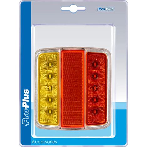 Feu Arrière 4 Fonctions 98x105mm 14led Pm Dans Blister (1/5)